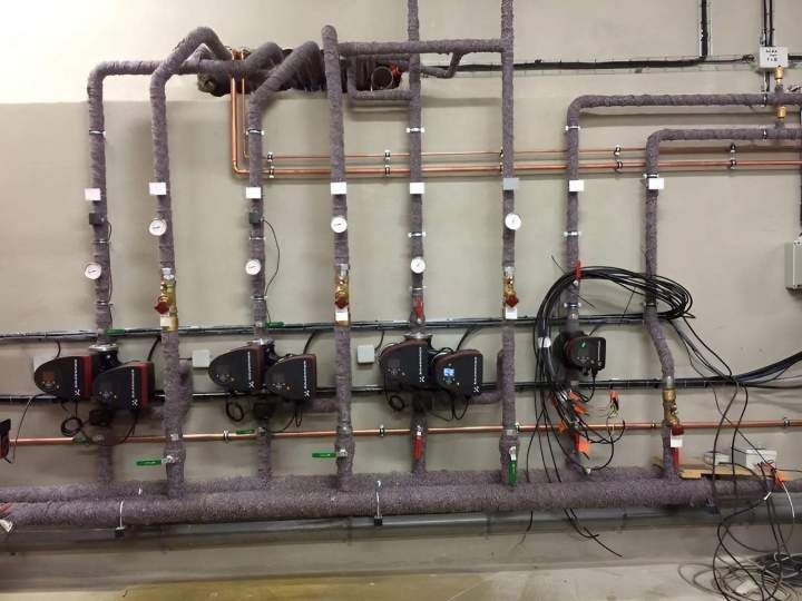 Installation de tuyauterie pour chauffage Saugues